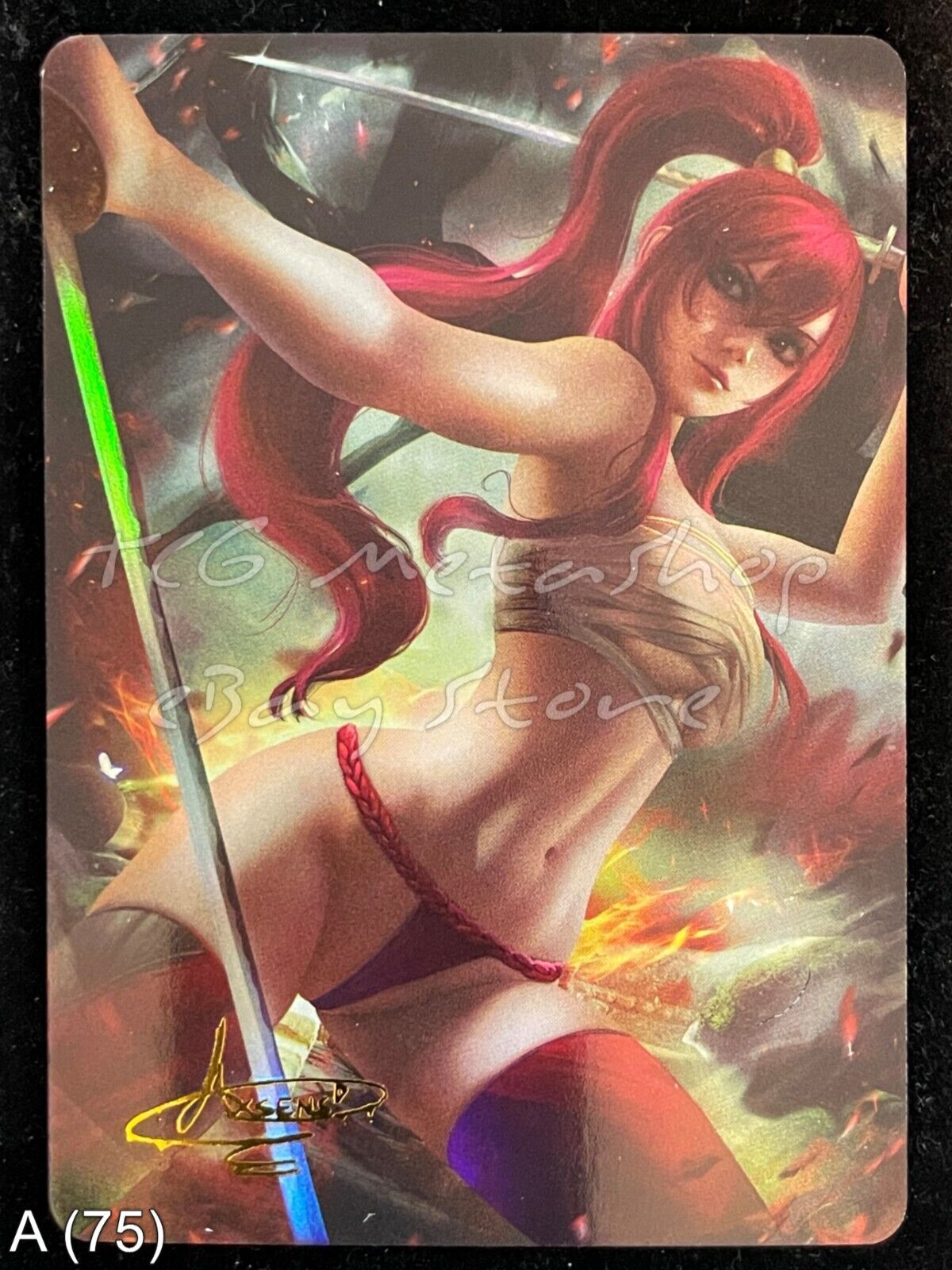 🔥 A 75 Erza Scarlet Fairy Tale Goddess Story Anime Waifu Card ACG 🔥 – TCG  Metashop