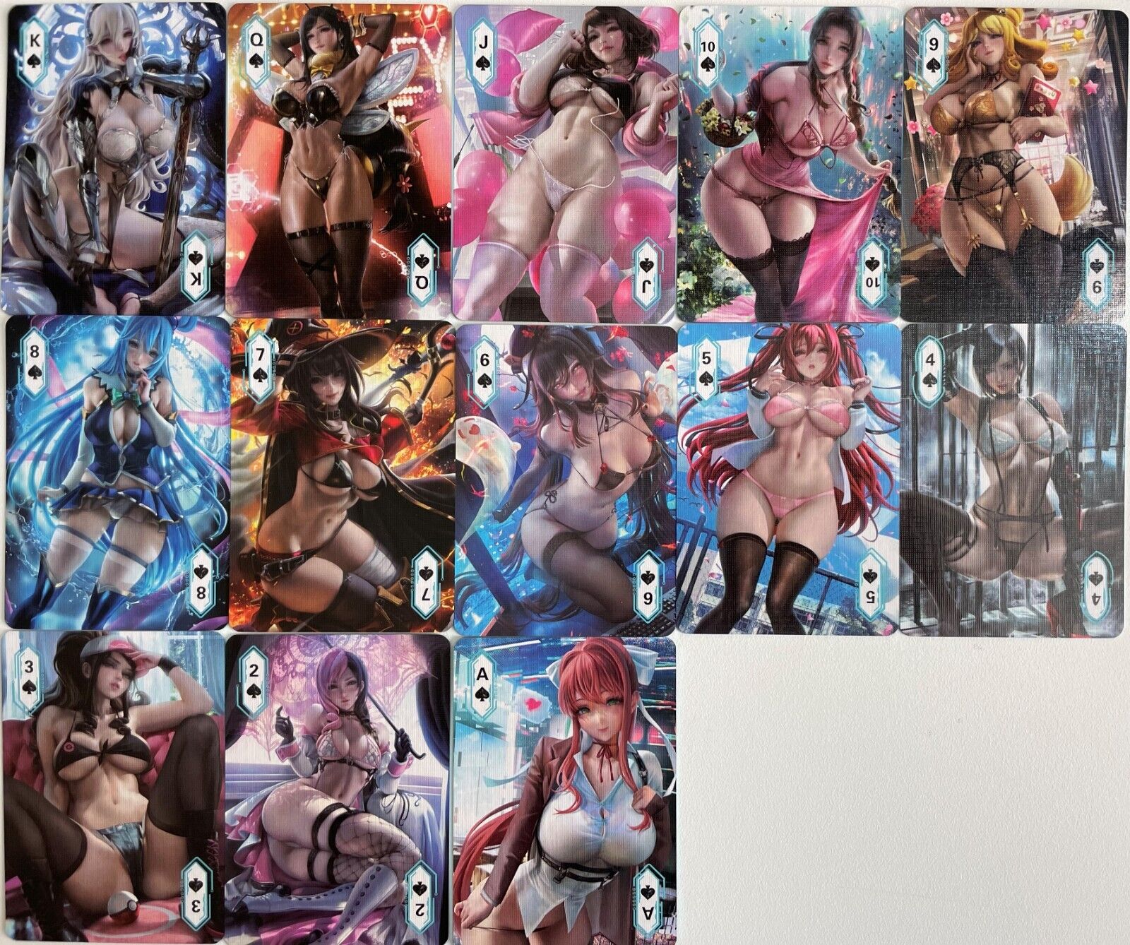 🔥 54 Cards Playing Cards Anime Doujin Goddess Story Sealed Deck NEW A 🔥