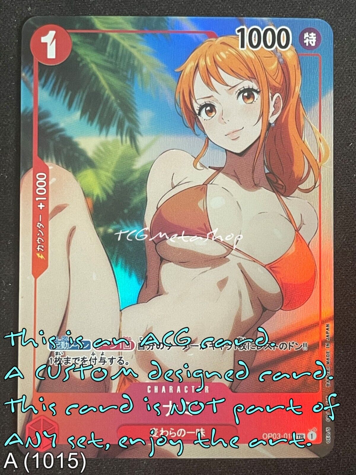 🔥 A 1015 Nami One Piece Goddess Story Anime Waifu Card ACG 🔥