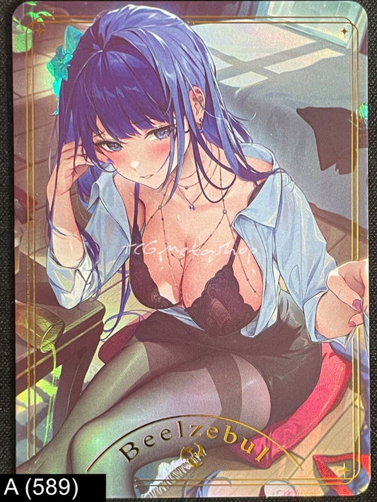 🔥 A 589 Raiden Shogun Genshin Impact Goddess Story Anime Waifu Card ACG 🔥