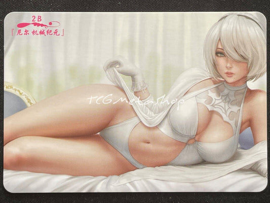 🔥 2B Nier:Automata Goddess Story Anime Waifu Card ACG DUAL 1387 🔥