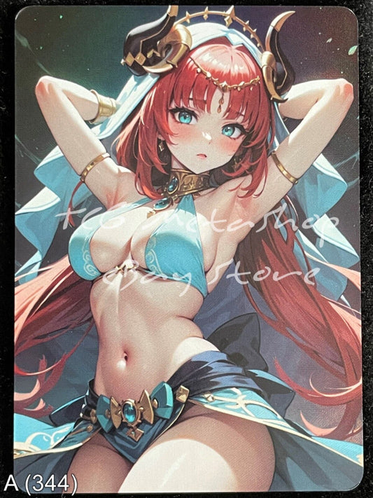 🔥 A 344 Nilou Genshin Impact Goddess Story Anime Waifu Card ACG 🔥