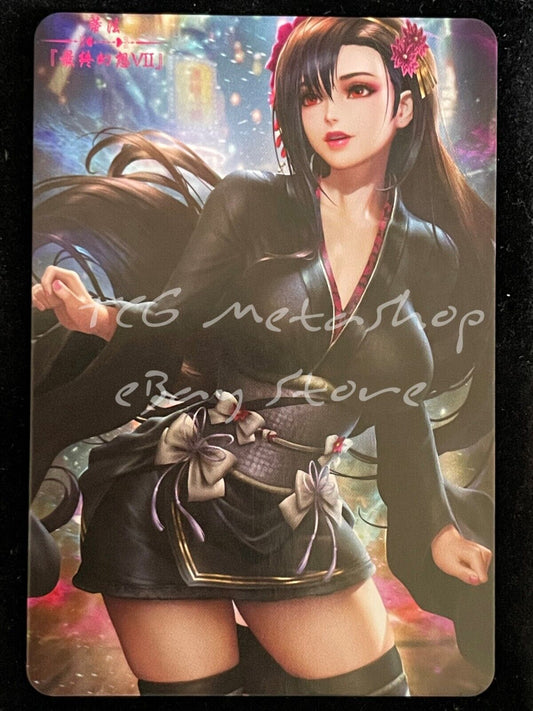 🔥 Tifa Lockhart Final Fantasy Goddess Story Anime Waifu Card ACG DUAL 851 🔥