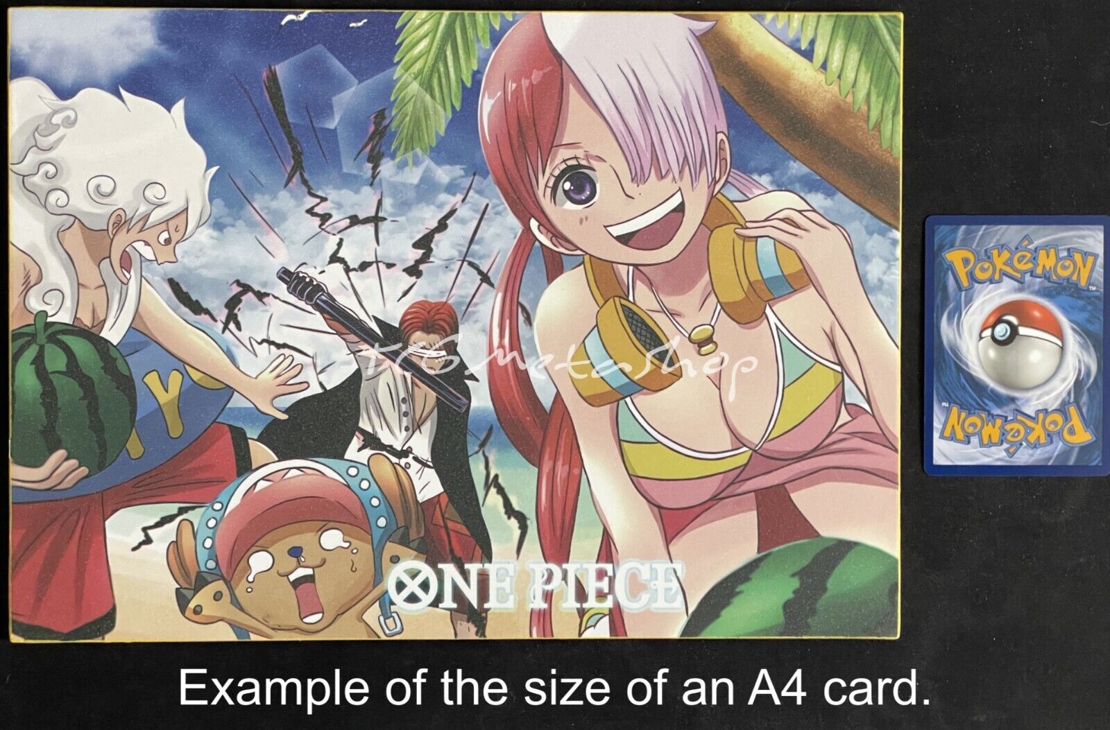 🔥 Trafalgar D. Water Law One Piece Goddess Story Anime Waifu A4 Card HR 3 🔥