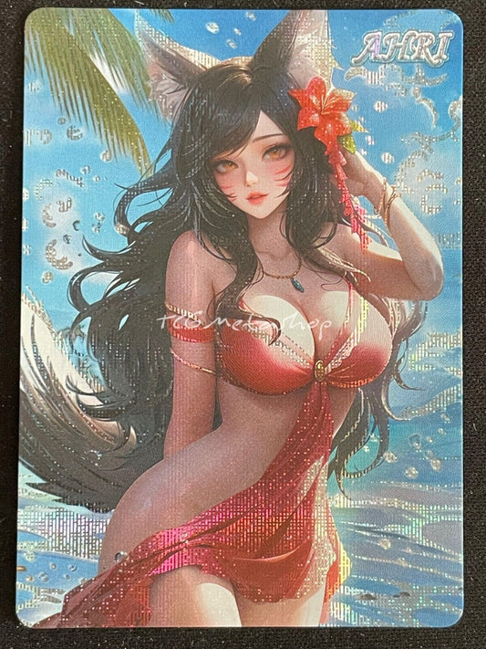 🔥 Ahri League of Legends Goddess Story Anime Waifu Card ACG B 114 🔥