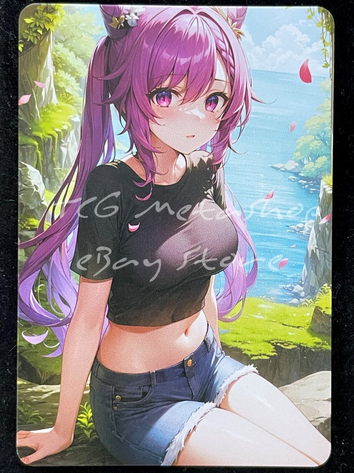 🔥 Keqing Genshin Impact Goddess Story Anime Card ACG # 1794 🔥