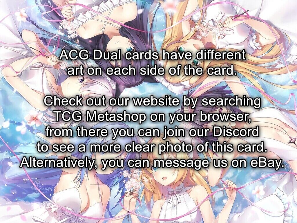 🔥 DUAL 416 Ganyu Genshin Impact Goddess Story Anime Waifu Card ACG 🔥