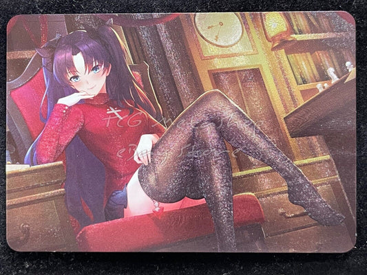 🔥 Rin Tohsaka FATE Goddess Story Anime Waifu Doujin Card ACG DUAL 106 🔥