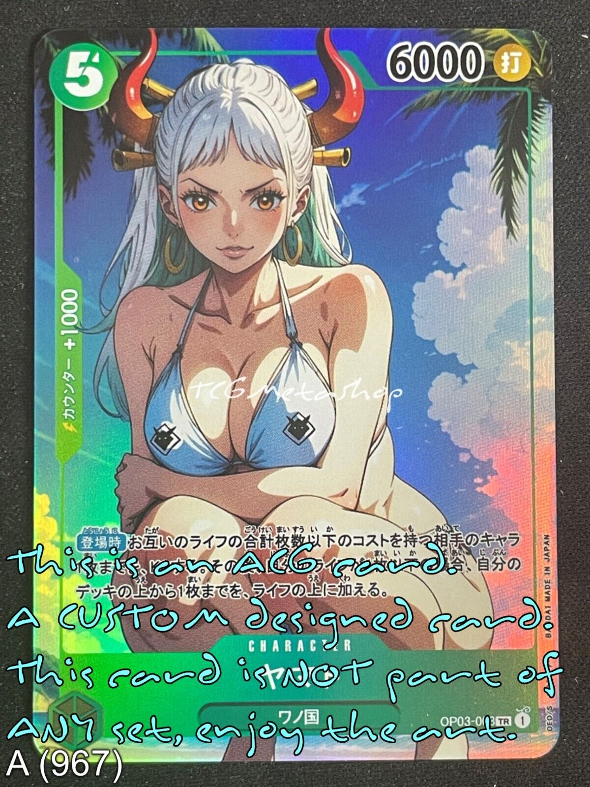 🔥 A 967 Yamato One Piece One Piece Goddess Story Anime Waifu Card ACG 🔥