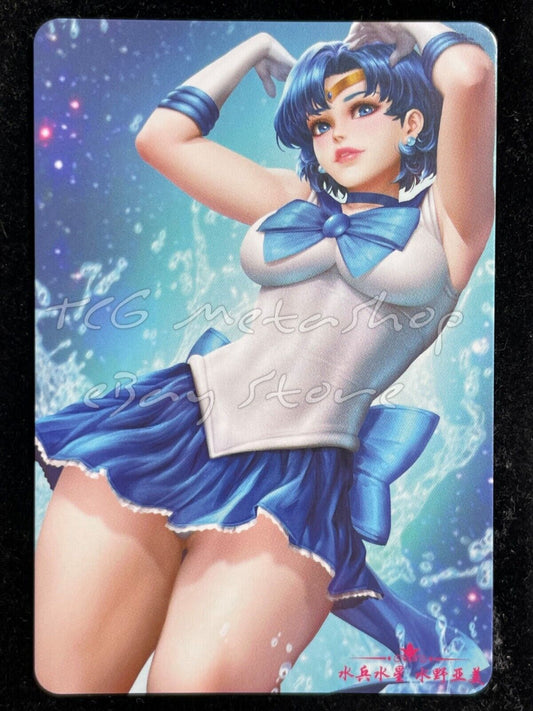 🔥 Sailor Mercury Moon Goddess Story Anime Waifu Doujin Card ACG DUAL 86 🔥