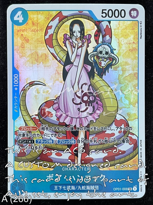 🔥 A 266 Boa Hancock One Piece Goddess Story Anime Waifu Card ACG 🔥