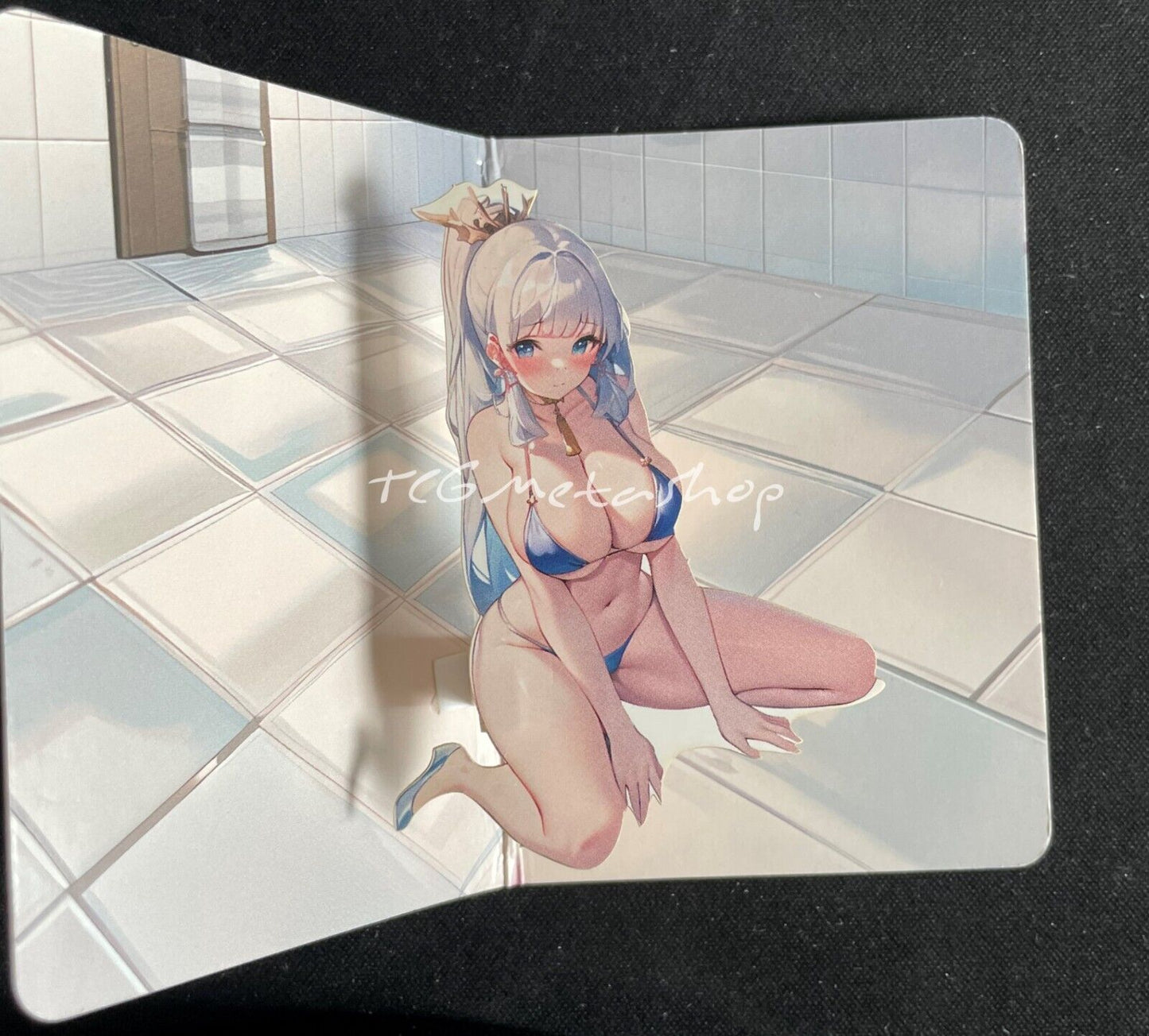 🔥 Ayaka Genshin Impact Meika 1 shot 2 Goddess Story Anime Waifu Card FL-14 🔥