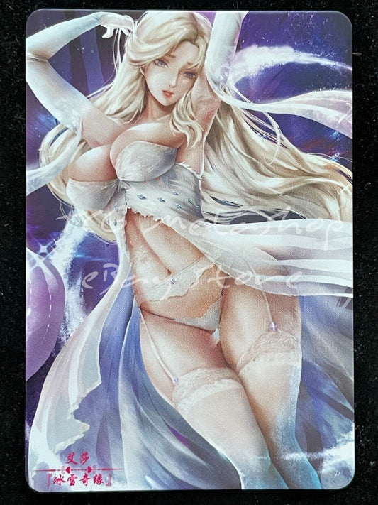 🔥 Elsa Frozen Goddess Story Anime Waifu Card ACG DUAL 222 🔥