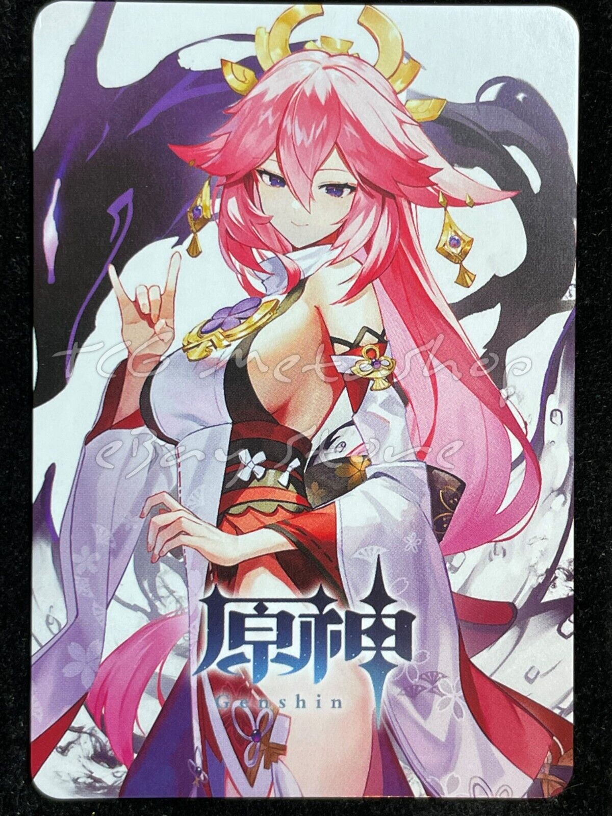 🔥 Yae Miko Genshin Impact Goddess Story Anime Card ACG # 1402 🔥