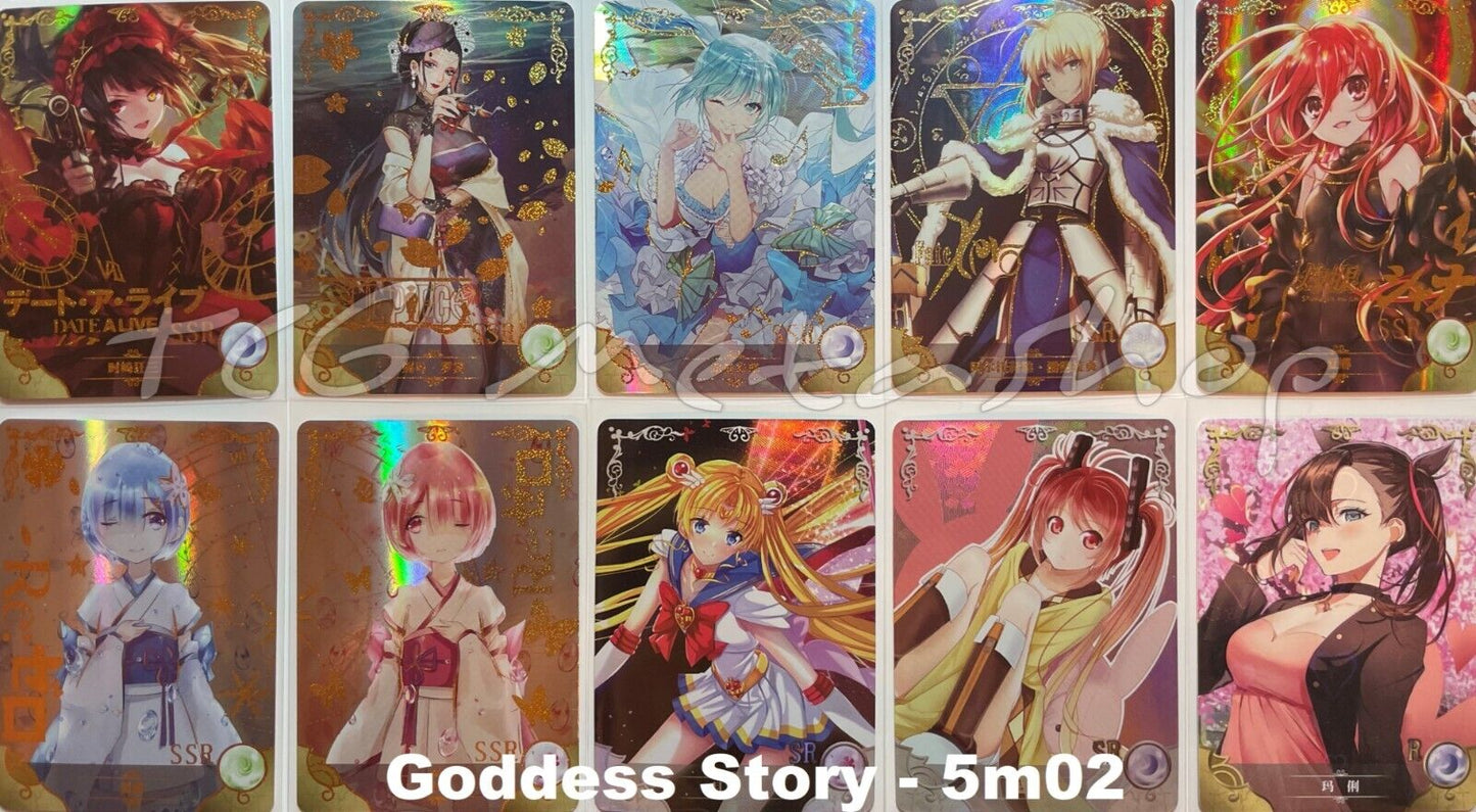 🔥 5m02 [Pick Your Singles] Goddess Story Waifu Anime Doujin Cards 🔥