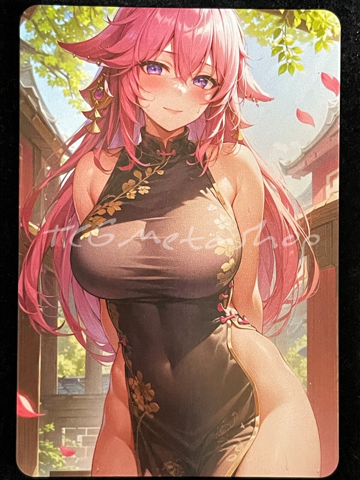 🔥 Yae Miko Genshin Impact Goddess Story Anime Card ACG # 2432 🔥