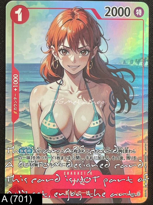 🔥 A 701 Nami One Piece Goddess Story Anime Waifu Card ACG 🔥