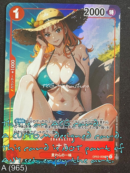 🔥 A 965 Nami One Piece Goddess Story Anime Waifu Card ACG 🔥