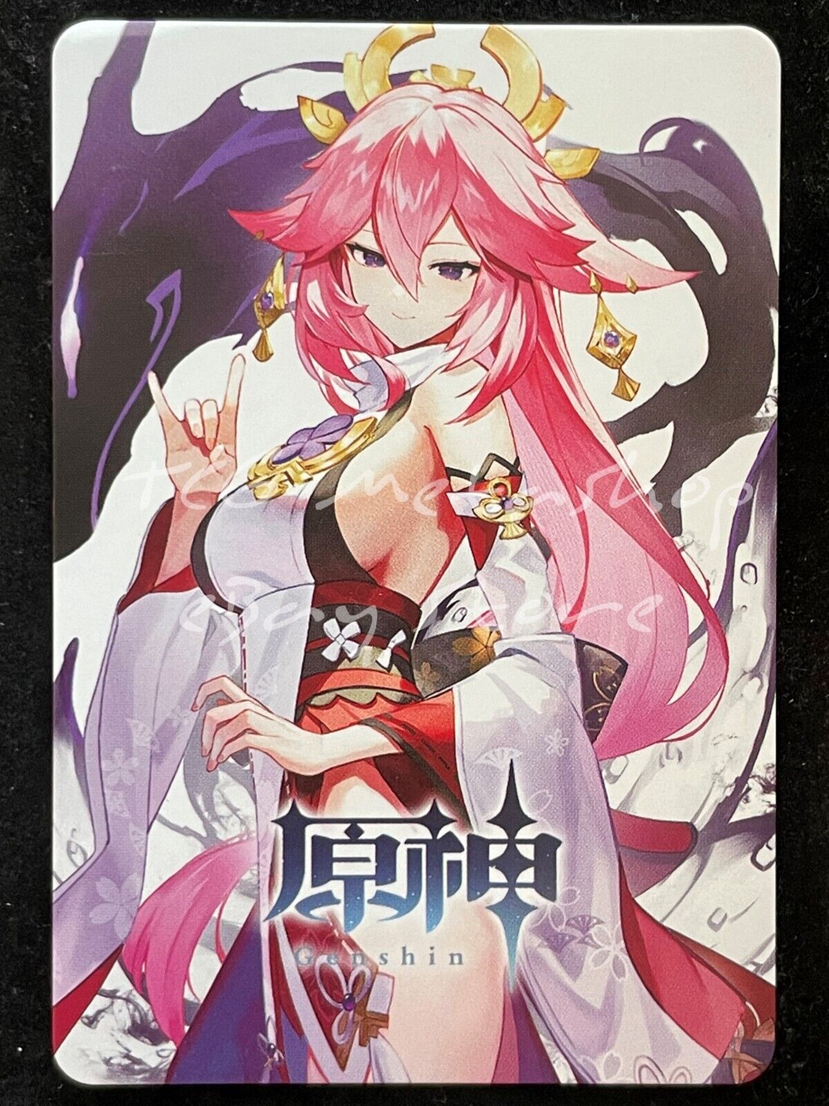 🔥 Yae Miko Genshin Impact Goddess Story Anime Card ACG # 2045 🔥