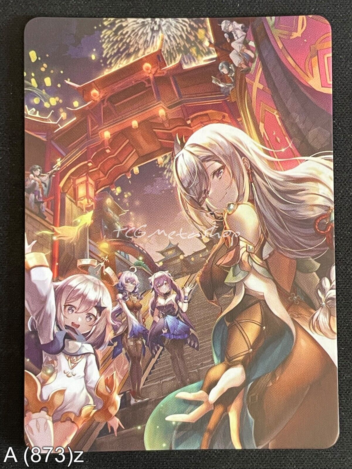 🔥 A 873 Ayaka Genshin Impact Goddess Story Anime Waifu Card ACG 🔥