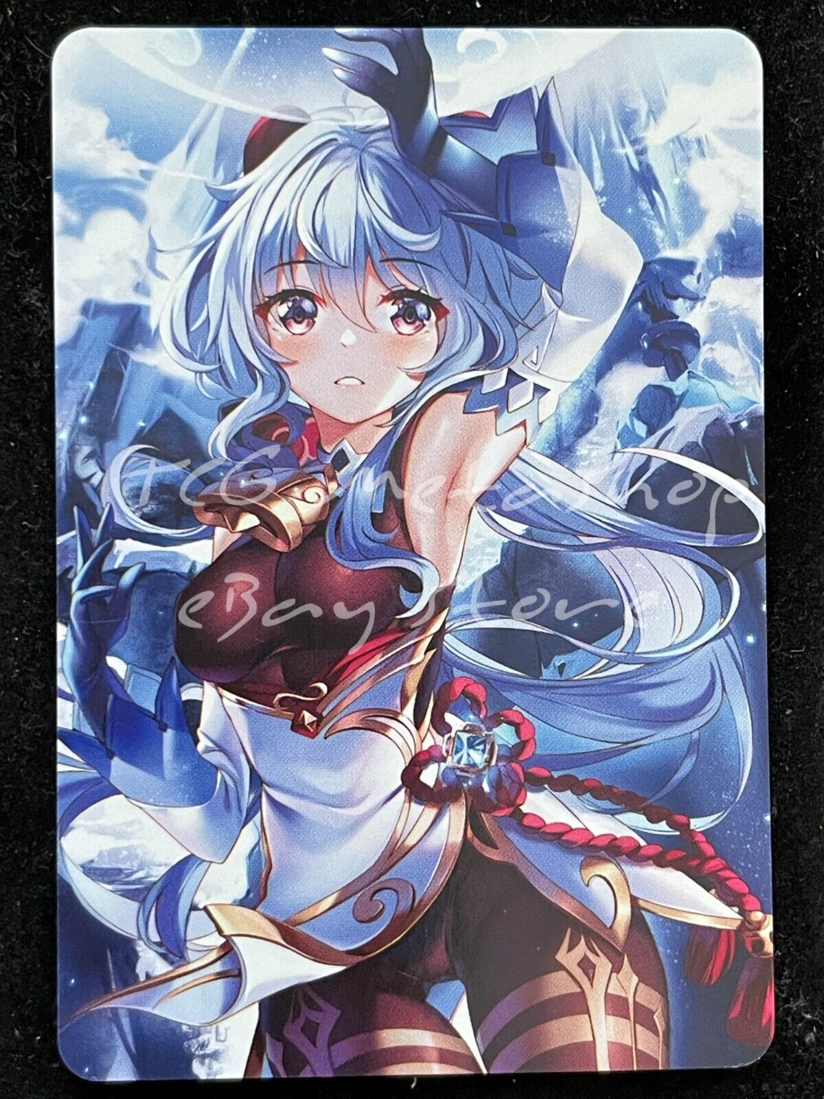 🔥 Ganyu Genshin Impact Goddess Story Anime Waifu Card ACG DUAL 418 🔥