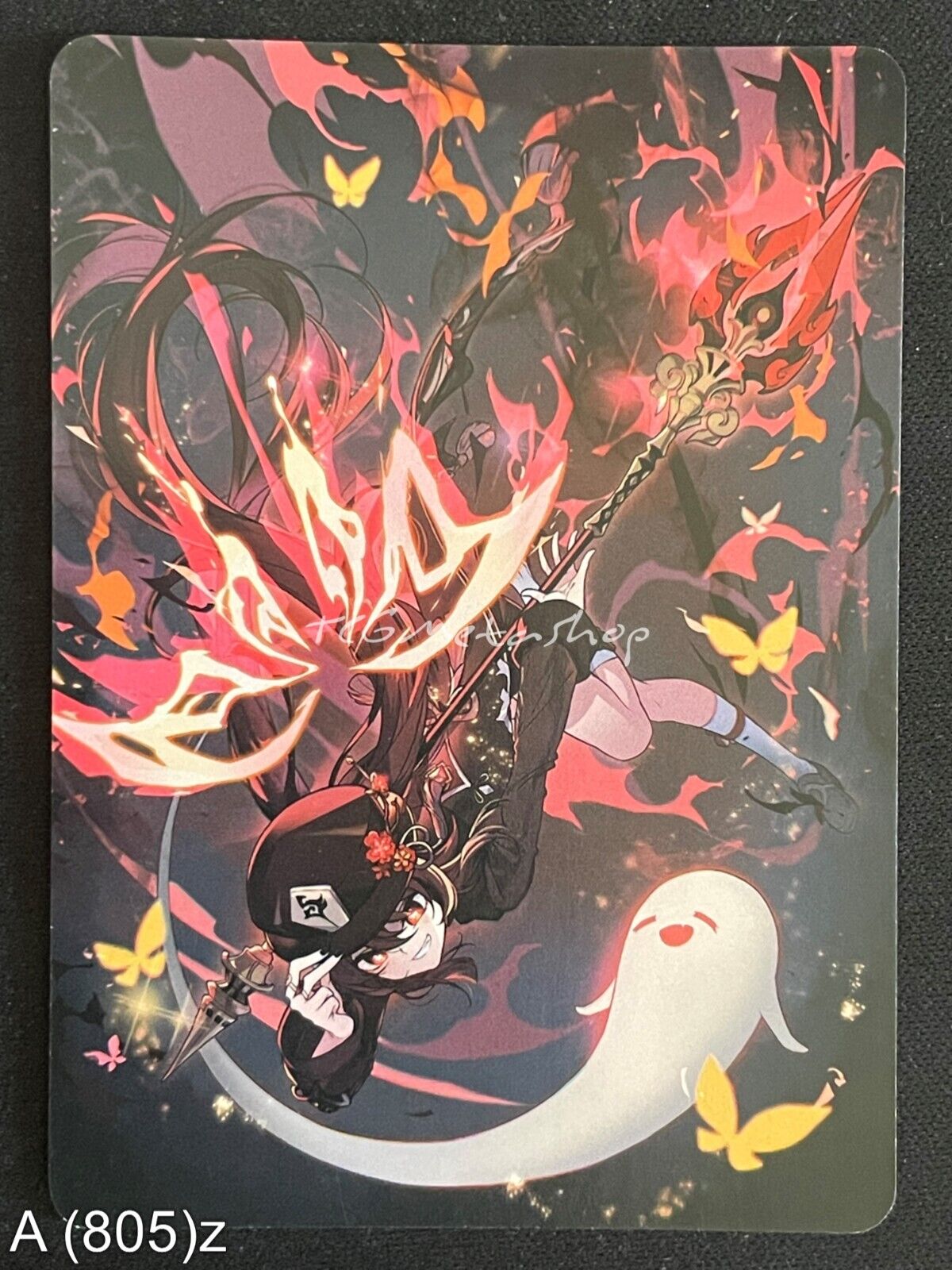 🔥 A 805 Hu Tao Genshin Impact Goddess Story Anime Waifu Card ACG 🔥