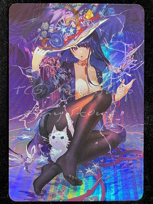 🔥 Raiden Shogun Genshin Impact Goddess Story Anime Card ACG # 1389 🔥