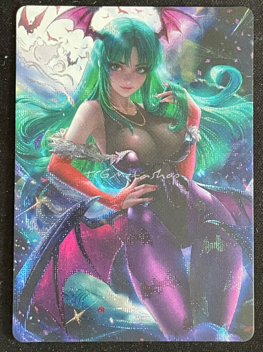 🔥 Morrigan Darkstalkers Goddess Story Anime Waifu Card ACG B 122 🔥