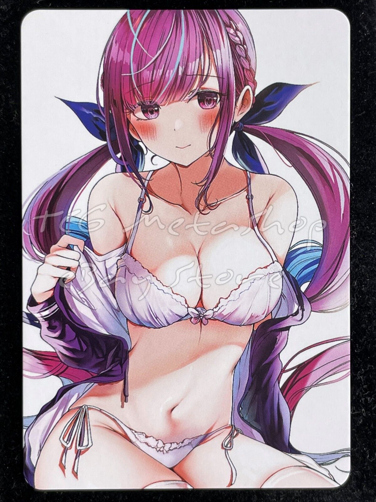 🔥 Cute Girl Aqua Minato Hololive  Goddess Story Anime Card ACG # 1201D 🔥