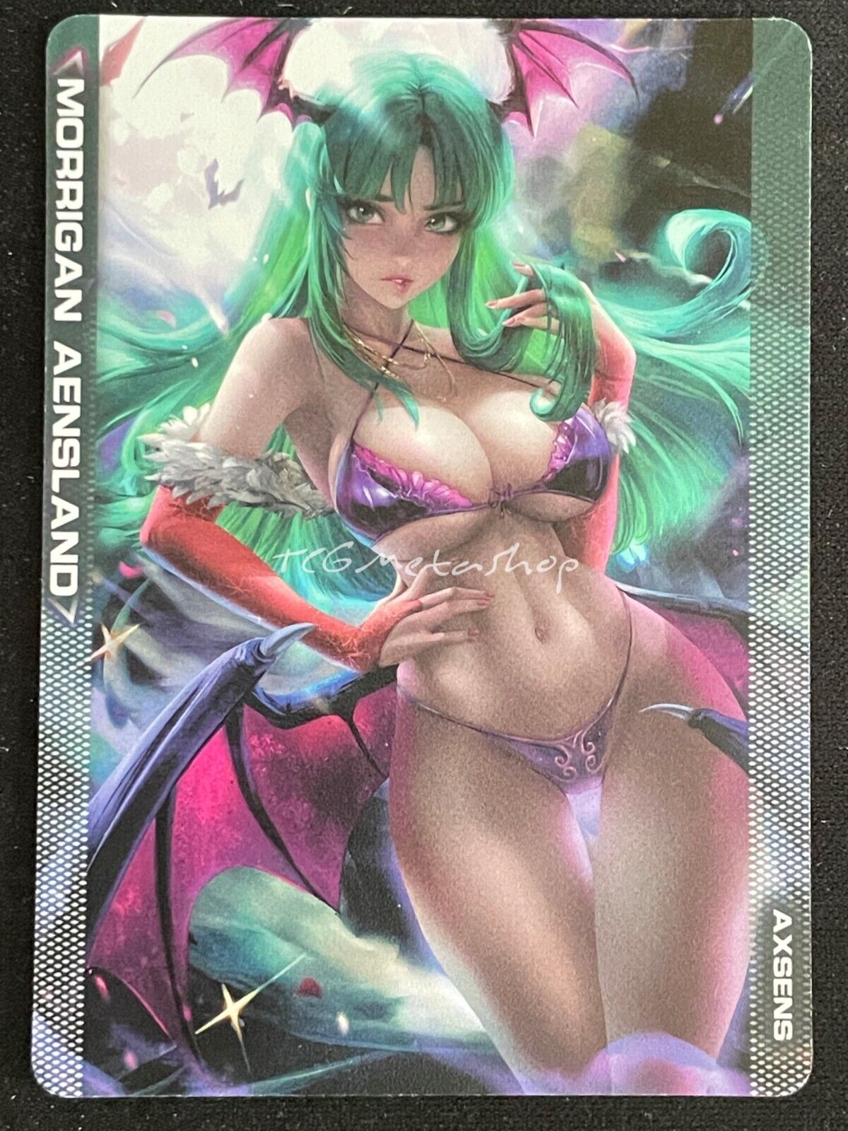 🔥 Morrigan Darkstalkers Goddess Story Anime Waifu Card ACG B 122 🔥
