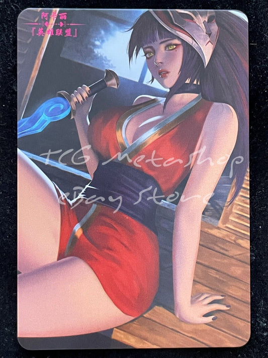 🔥 Akali League of Legends Goddess Story Anime Waifu Card ACG DUAL 326 🔥