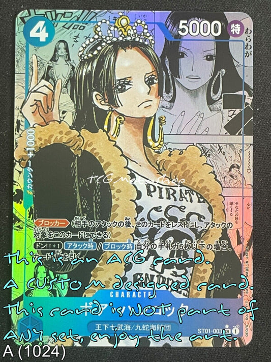 🔥 A 1024 Boa Hancock One Piece Goddess Story Anime Waifu Card ACG 🔥