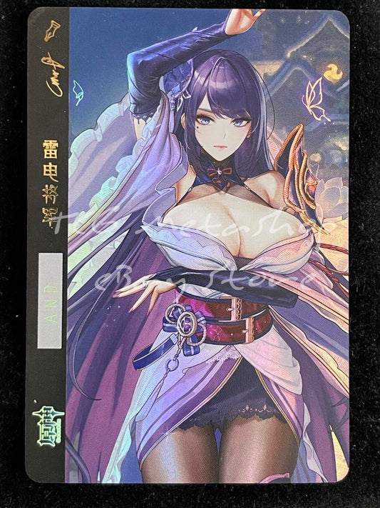 🔥 Raiden Shogun Genshin Impact Goddess Story Anime Card ACG # 2144 🔥