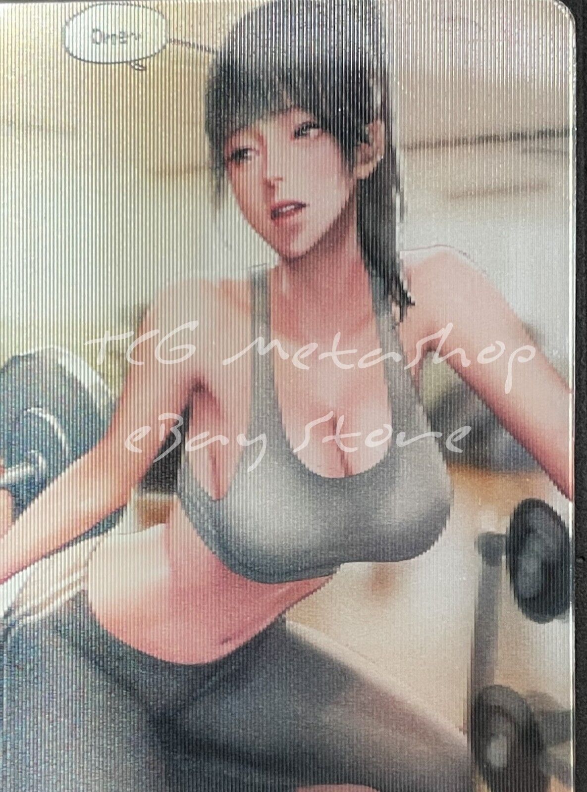 🔥 07 Gym Girl Manhwa Goddess Story Anime Waifu Lenticular DUAL ACG