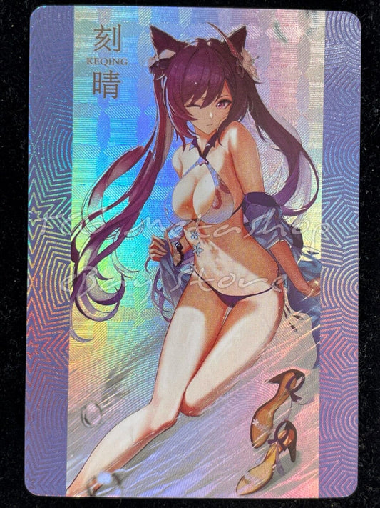 🔥 Keqing Genshin Impact Goddess Story Anime Card ACG # 840 🔥