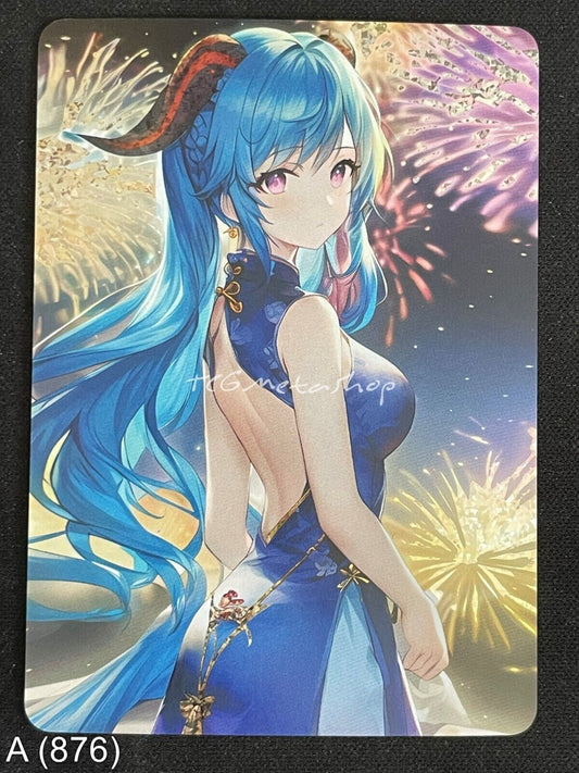 🔥 A 876 Ganyu Genshin Impact Goddess Story Anime Waifu Card ACG 🔥