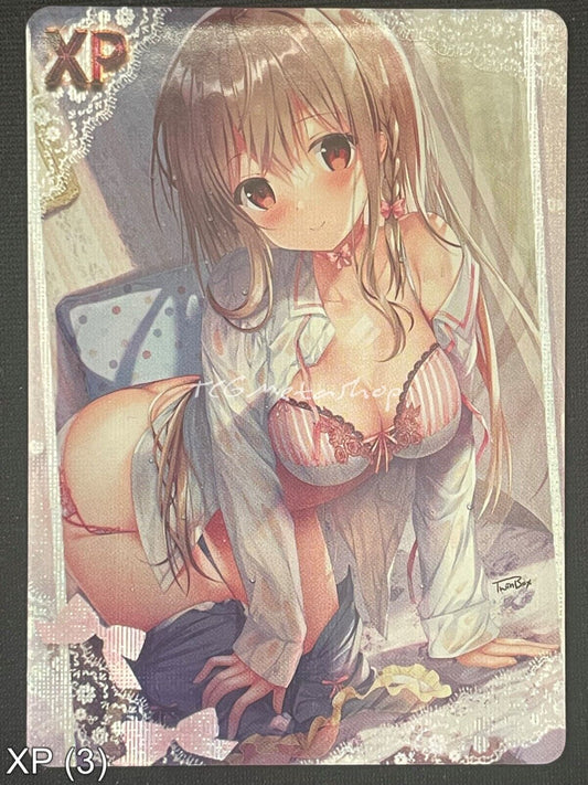 🔥 Cute Girl Suck Goddess Story Anime Waifu Card XP 3 🔥