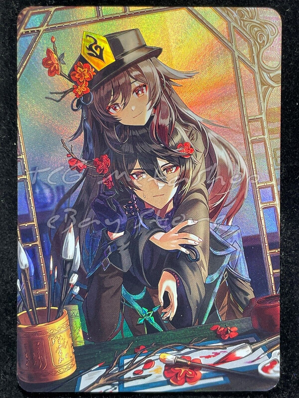 🔥 Hu Tao Genshin Impact Goddess Story Anime Card ACG # 1256 🔥