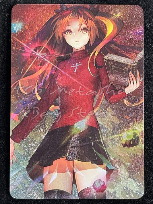 🔥 Rin Tohsaka FATE Goddess Story Anime Waifu Doujin Card ACG DUAL 107 🔥