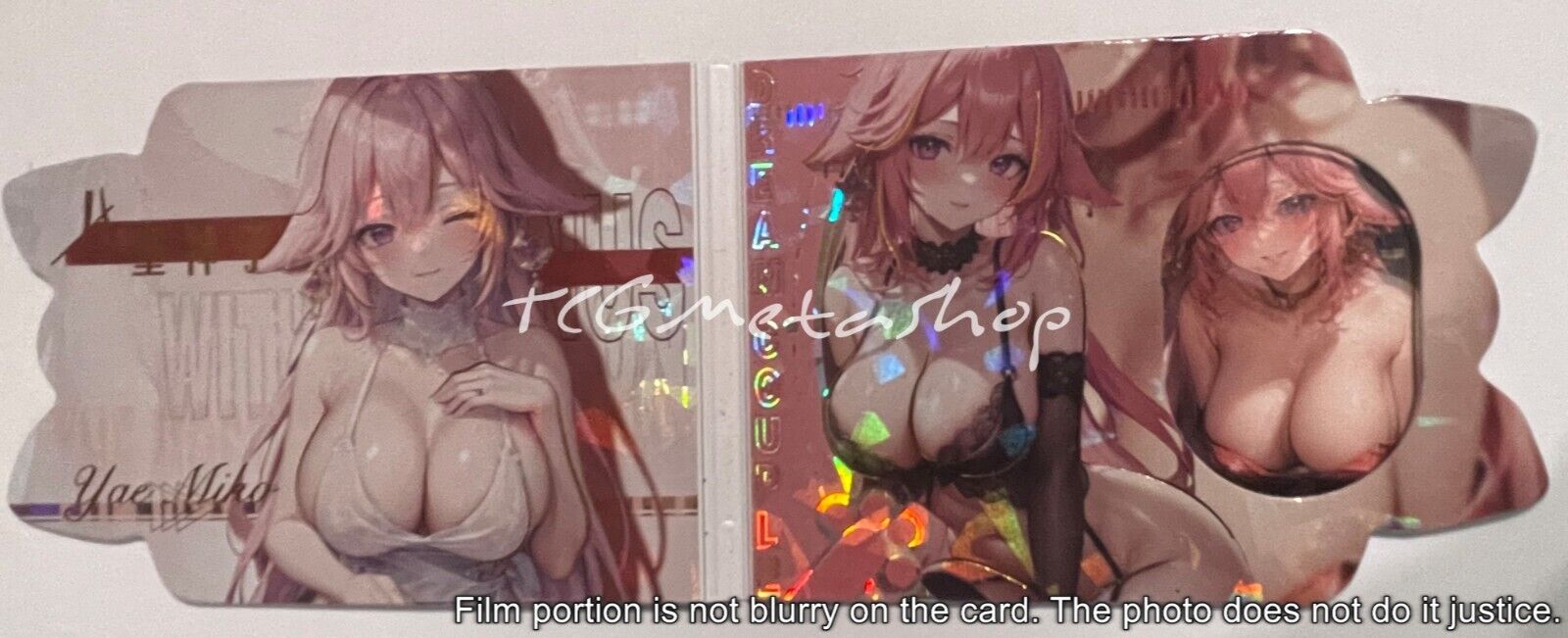 🔥 Yae Miko Genshin Impact Dream Couple 5 Goddess Story Anime Film Fold Card  🔥