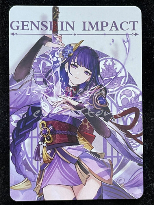 🔥 Raiden Shogun Genshin Impact Goddess Story Anime Waifu Card ACG DUAL 398 🔥