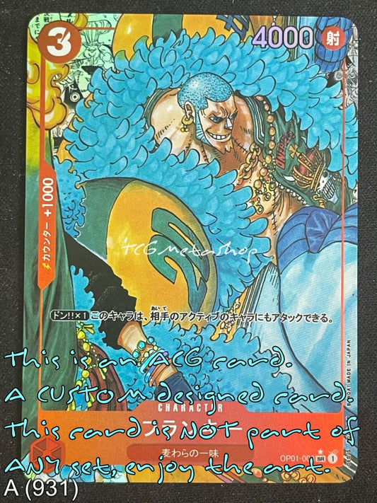🔥 A 931 Franky One Piece Goddess Story Anime Waifu Card ACG 🔥