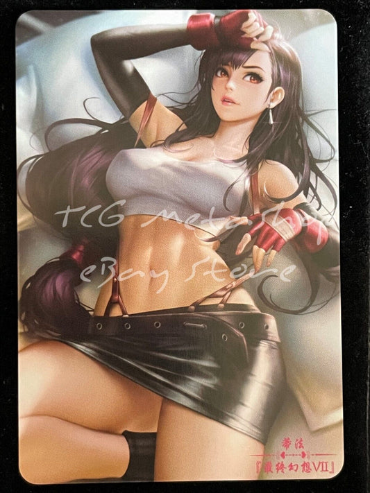 🔥 Tifa Lockhart Final Fantasy Goddess Story Anime Waifu Card ACG DUAL 852 🔥