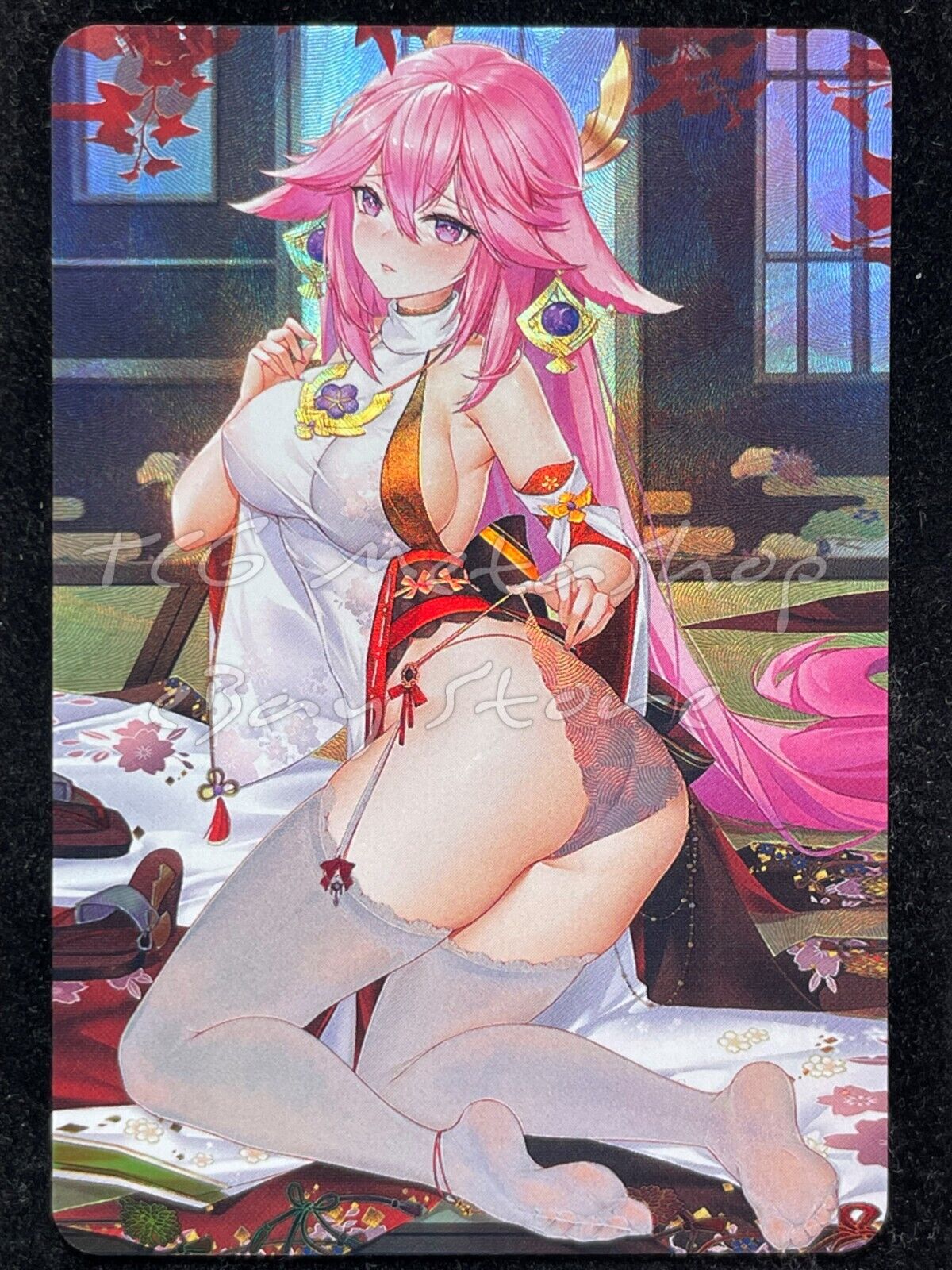 🔥 Yae Miko Genshin Impact Goddess Story Anime Card ACG # 1260 🔥