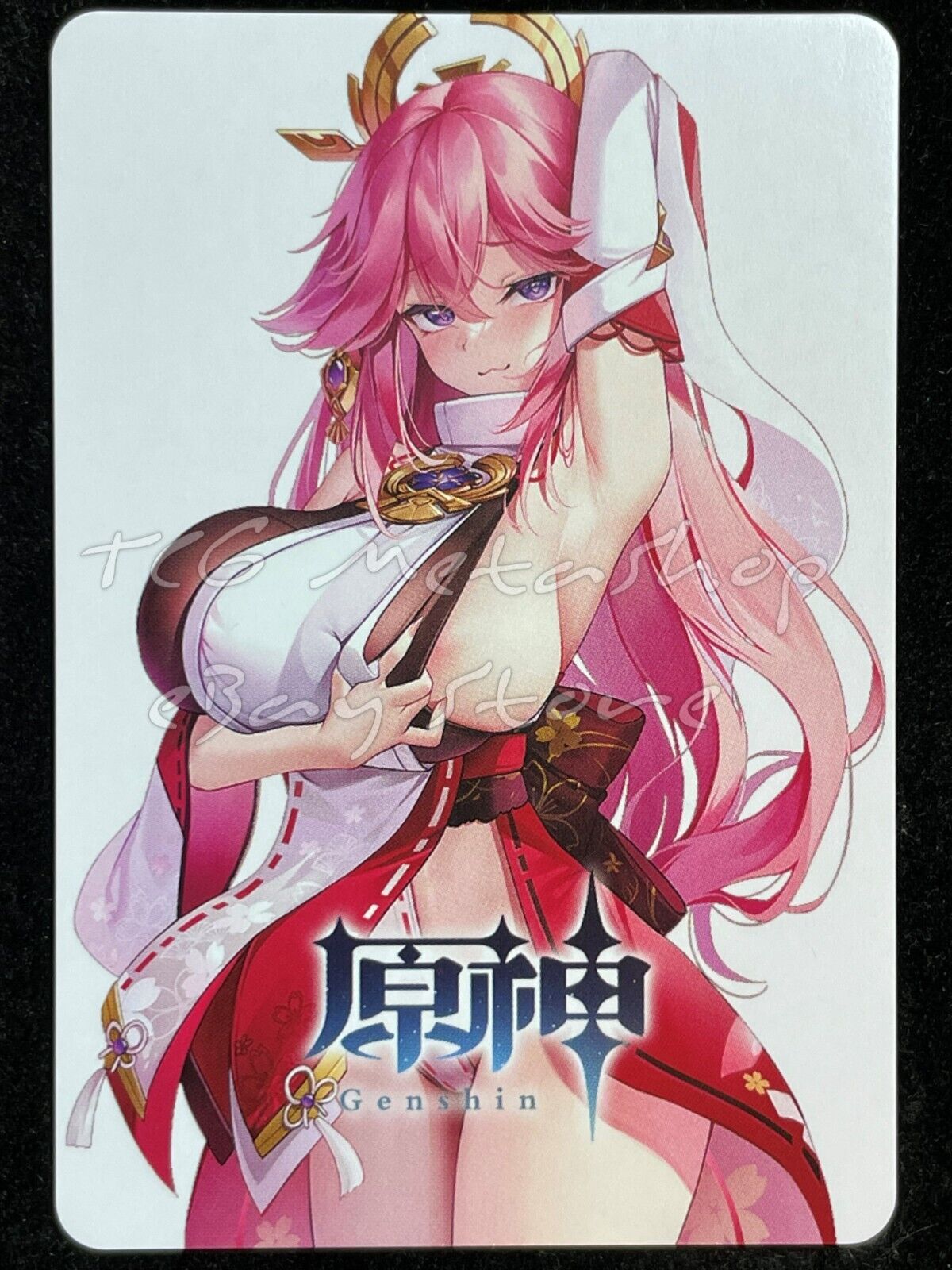 🔥 Yae Miko Genshin Impact Goddess Story Anime Card ACG # 1388 🔥