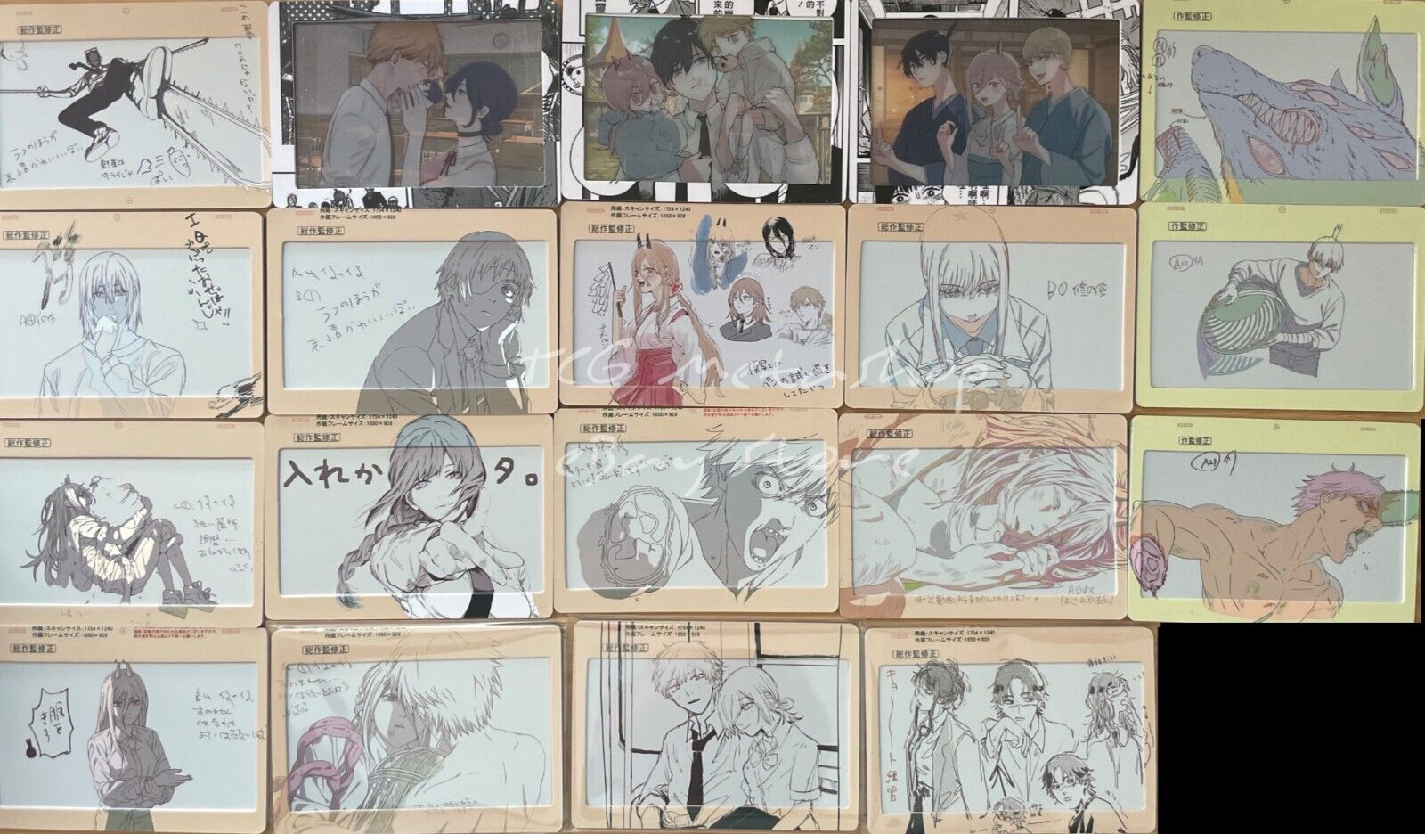 🔥 Chainsaw Man [1 - 56 + Story Board]Big Face Studio Anime Waifu ACG Cards 🔥