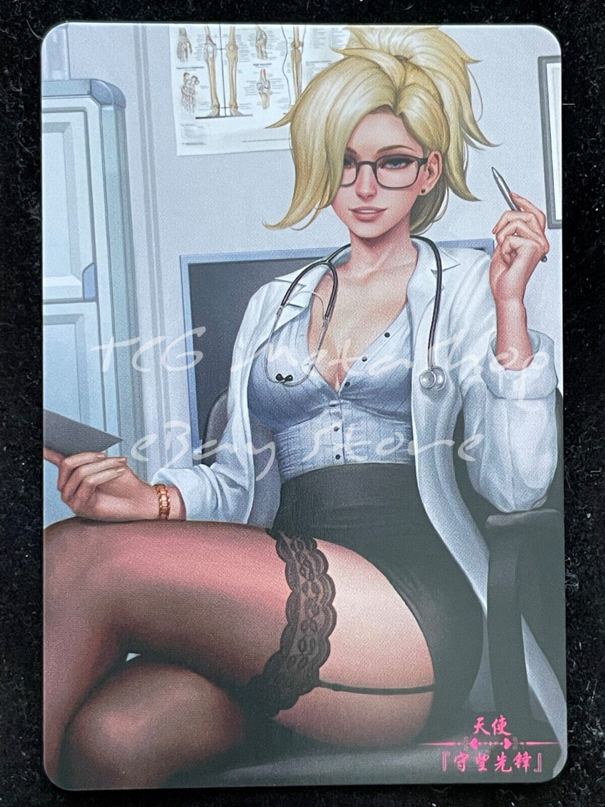 🔥 Mercy Overwatch Goddess Story Anime Waifu Card ACG DUAL 367 🔥