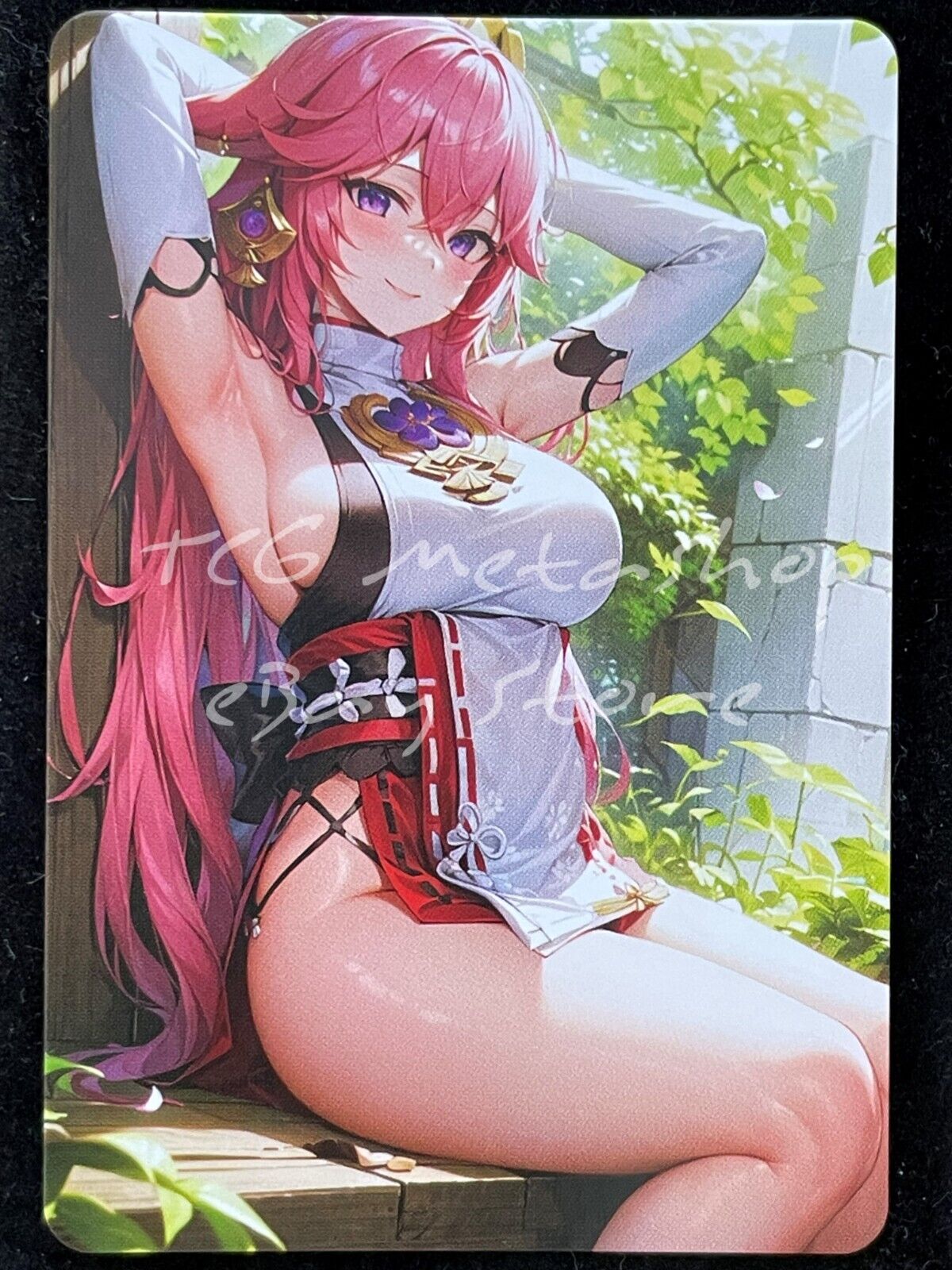 🔥 Yae Miko Genshin Impact Goddess Story Anime Card ACG # 1800 🔥