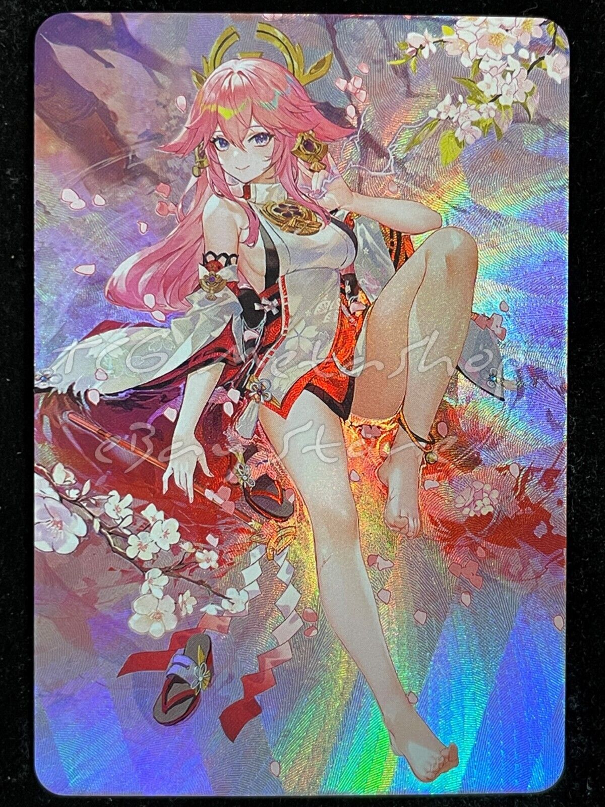 🔥 Yae Miko Genshin Impact Goddess Story Anime Card ACG # 1402 🔥