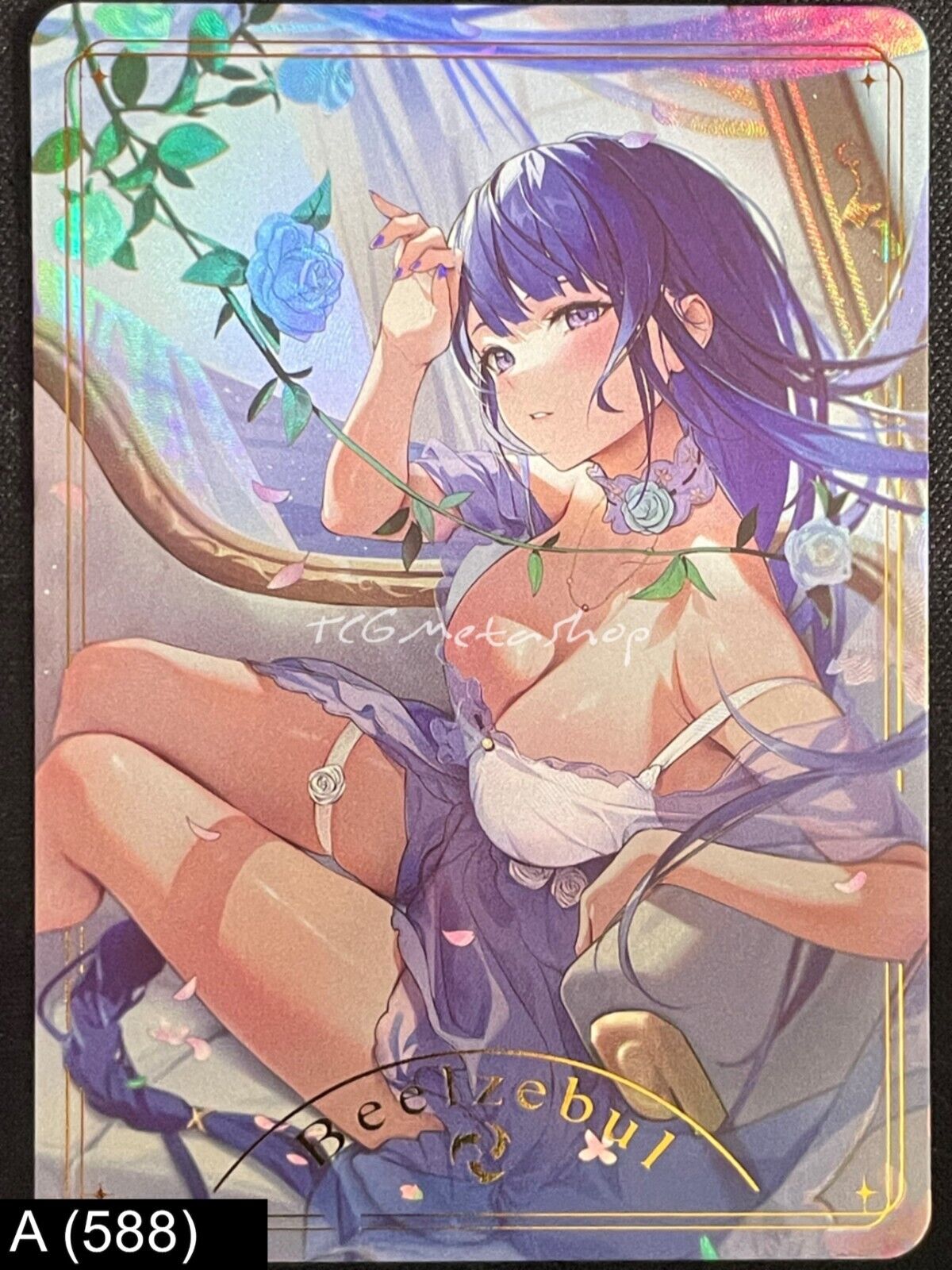 🔥 A 588 Raiden Shogun Genshin Impact Goddess Story Anime Waifu Card ACG 🔥